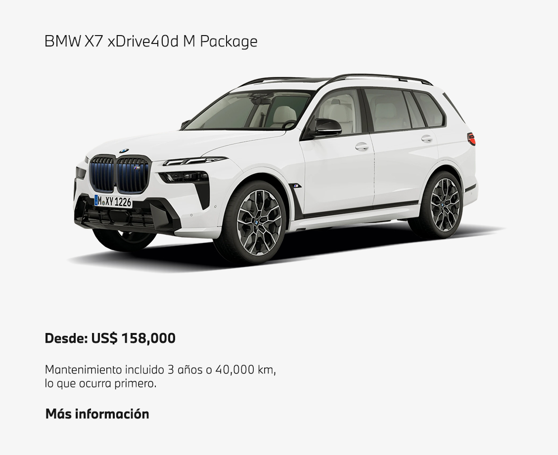 BMW X7 xDrive40d M Package